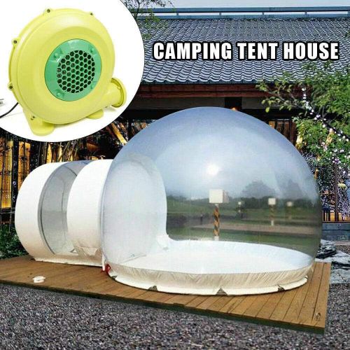  YIYIBYUS Inflatable Bubble Tent Camping Tent Transparent D-Ring Single Tunnel Bubble House Dome Camping House with Blower for Indoor/Outdoor Family Backyard Camping Festivals Stargazing