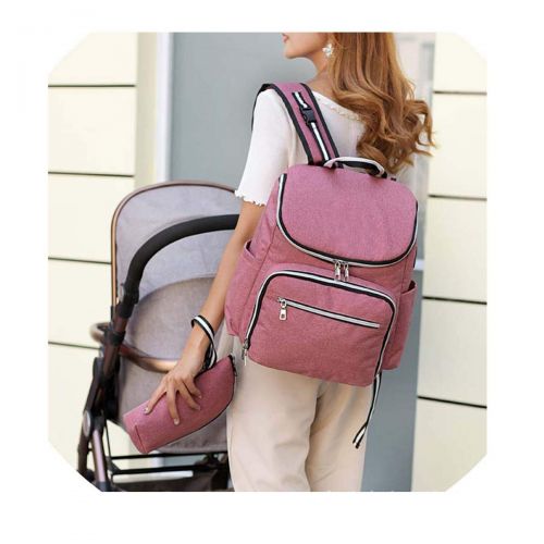  YIcabinet Backpack Diaper Bag Baby Bags Gray Multifunction Travel Backpack USB Port Headphone Plug with...