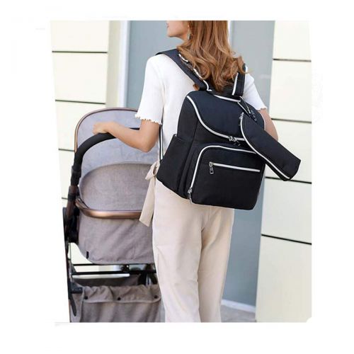  YIcabinet Backpack Diaper Bag Baby Bags Gray Multifunction Travel Backpack USB Port Headphone Plug with...