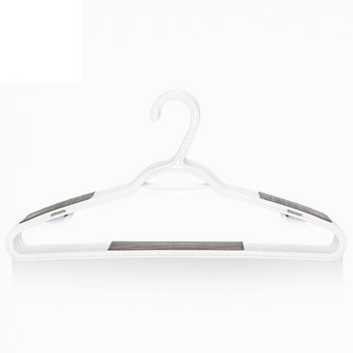  YJYS LJBY Household Plastic Coat Hanger Seamless Non-slip Coat Hanger Wet Clothes Rack-A