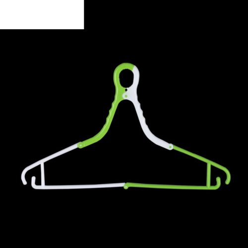  YJYS LJBY Creative Folding Clothes Rack Travel Portable Clothes Rack Seamless Non-slip Coat Hanger-A
