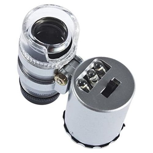  [아마존베스트]YKS Zoom x 60 Silver LED Microscope