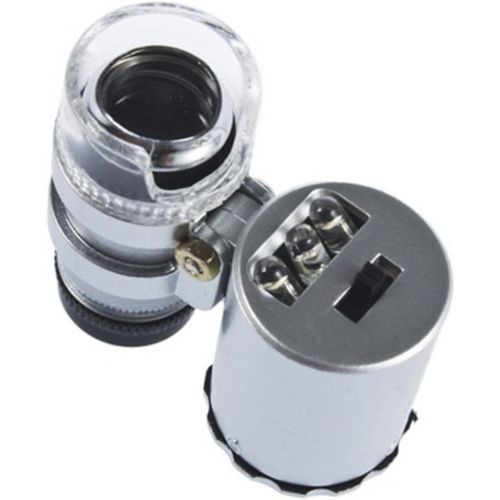  [아마존베스트]YKS Zoom x 60 Silver LED Microscope