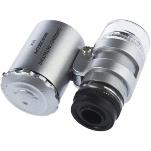  [아마존베스트]YKS Zoom x 60 Silver LED Microscope