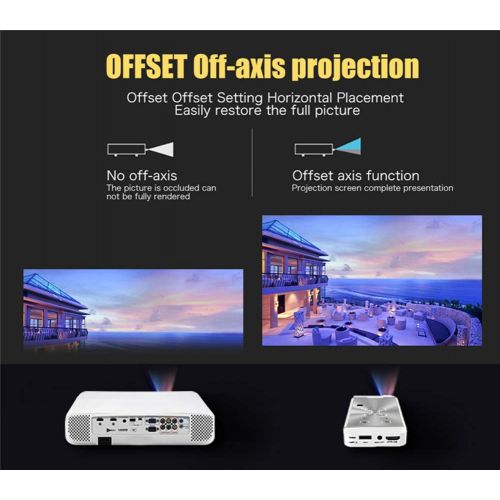  YL-Light Video Projectors Intelligent Smart Mini Projector Android System Led Pico Projectors HD DLP Pocket Mobile Video Outdoor Mobile Phone Shape Pocket Mini Video Projector Home Theatre