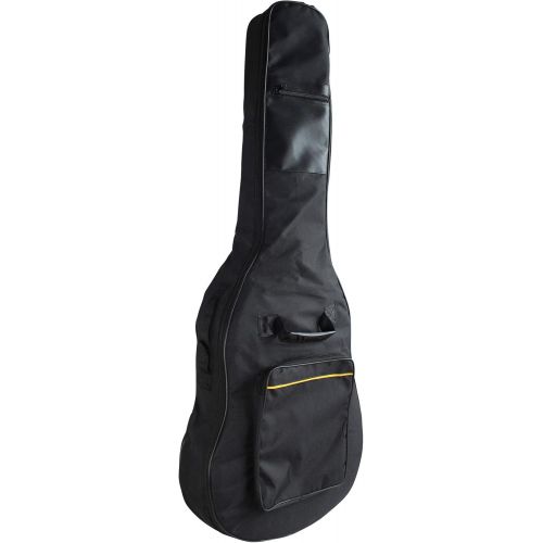  [아마존베스트]YMC 34 Inch Waterproof Dual Adjustable Shoulder Strap Acoustic Guitar Gig Bag 5mm Padding Backpack with Accessories - For 34 Acoustic Classic Guitar