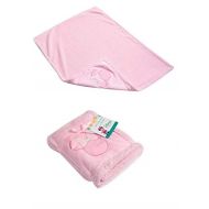 YNC Disney Minnie Mouse Baby Girls Newborn Soft Fleece Blanket Pink 75x100cm 30x40