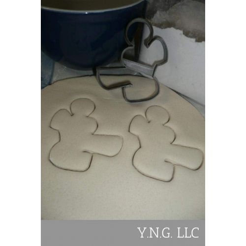  YNGLLC NINJABREAD NINJA GINGERBREAD MEN OUTLINES FOUR POSES CHRISTMAS SET OF 4 SPECIAL OCCASION COOKIE CUTTERS BAKING TOOL 3D PRINTED MADE IN USA PR1392