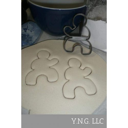  YNGLLC NINJABREAD NINJA GINGERBREAD MEN OUTLINES FOUR POSES CHRISTMAS SET OF 4 SPECIAL OCCASION COOKIE CUTTERS BAKING TOOL 3D PRINTED MADE IN USA PR1392