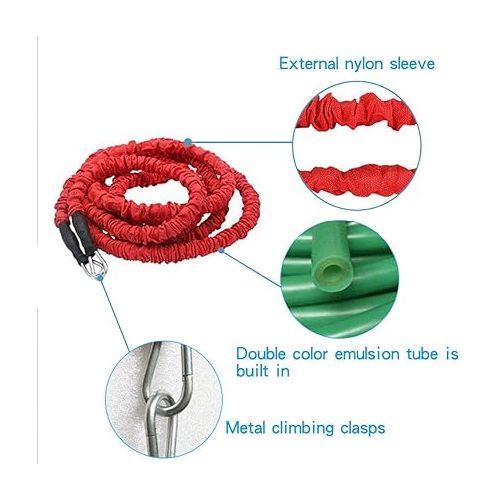  YNXing Resistance Training Rope Explosive Force Bounce Physical Training Resistance Rope Improving Speed, Stamina and Strength