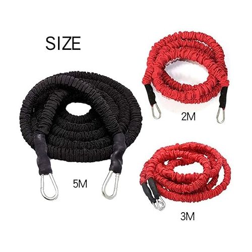  YNXing Resistance Training Rope Explosive Force Bounce Physical Training Resistance Rope Improving Speed, Stamina and Strength