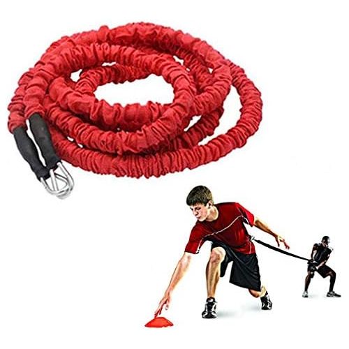  YNXing Dynamic Resistance Trainer Acceleration Speed Cord for Resistance Training to Improve Strength, Power, and Agility 5m/2m Elastic Cord Set