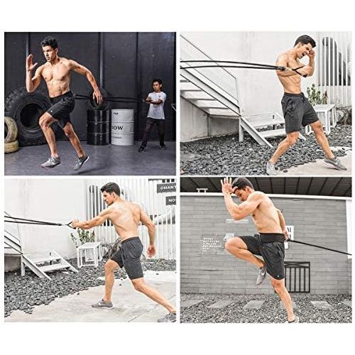  YNXing Resistance Training Rope Explosive Force Bounce Physical Training Resistance Rope Improving Speed, Stamina and Strength