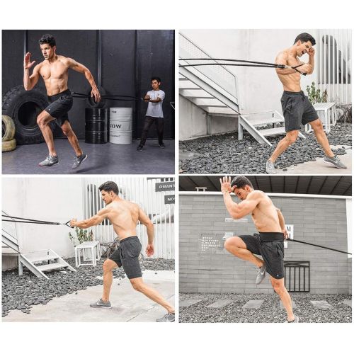  YNXing Resistance Training Rope Explosive Force Bounce Physical Training Resistance Rope Improving Speed, Stamina and Strength