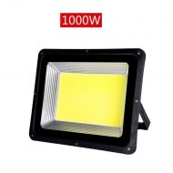 YN~LIGHT YN Long-Life LED Flood Light Outdoor Waterproof Advertising Garden Sports Square Outdoor Lighting Super Bright Spotlight Power Searching with Strong Light Remote (Size : 1000W)