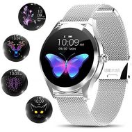 [아마존베스트]Yocuby Women’s Smartwatch, Elegant and High-Quality Stainless Steel, IP68 Waterproof, Smartwatch, Fitness Tracker with Heart Rate, Sleep Monitor, Calories, Pedometer, Activity Trac