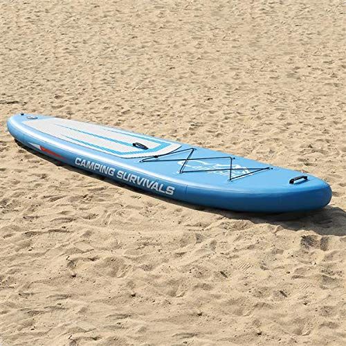  YOEWOO 11 Adult Inflatable SUP Stand Up Paddle Board Blue & Gray & Black