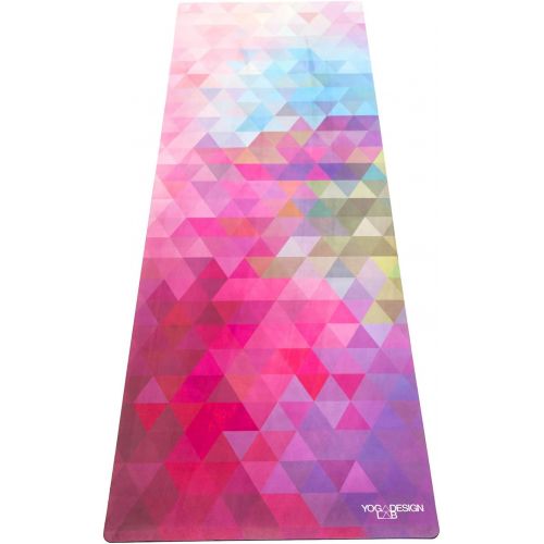  YOGA DESIGN LAB | THE COMBO YOGA MAT | 2-in-1 Mat+Towel | Eco Luxury | Designed in Bali | Ideal for Hot Yoga, Power, Bikram, Ashtanga, Sweat | Studio Quality | Includes Carrying St