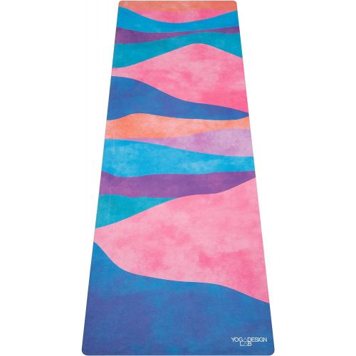  YOGA DESIGN LAB | THE COMBO YOGA MAT | 2-in-1 Mat+Towel | Eco Luxury | Designed in Bali | Ideal for Hot Yoga, Power, Bikram, Ashtanga, Sweat | Studio Quality | Includes Carrying St