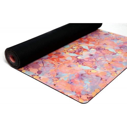  YOGA DESIGN LAB | THE COMBO YOGA MAT | 2-in-1 Mat+Towel | Eco Luxury | Designed in Bali | Ideal for Hot Yoga, Power, Bikram, Ashtanga, Sweat | Studio Quality | Includes Carrying St