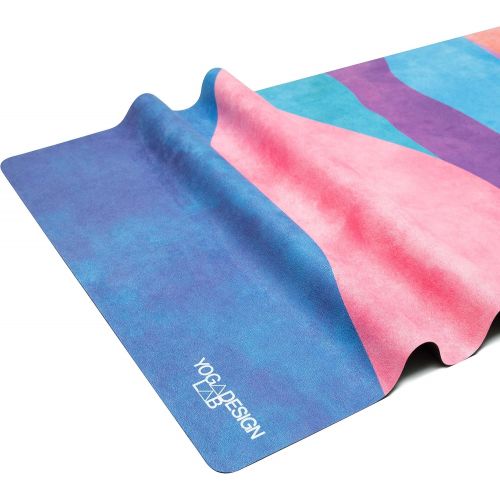  YOGA DESIGN LAB | THE COMBO YOGA MAT | 2-in-1 Mat+Towel | Eco Luxury | Designed in Bali | Ideal for Hot Yoga, Power, Bikram, Ashtanga, Sweat | Studio Quality | Includes Carrying St