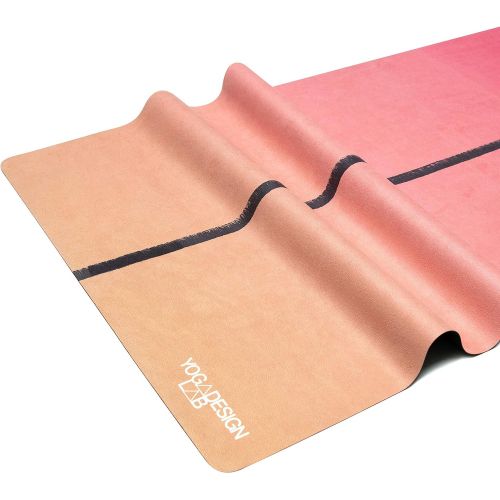  YOGA DESIGN LAB | THE COMBO YOGA MAT | 2-in-1 Mat+Towel | Eco Luxury | Designed in Bali | Ideal for Hot Yoga, Power, Bikram, Ashtanga, Sweat | Studio Quality | Includes Carrying St