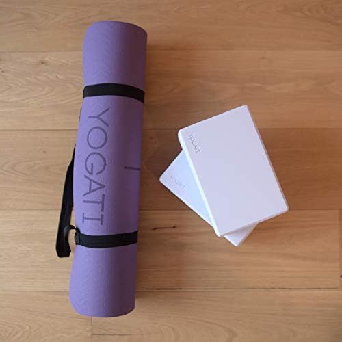  [아마존베스트]Yogati Yoga Mat Non-slip, Non-toxic, with Carrying Strap Yoga mat with alignment lines for posture. Ideal yoga mats as a gym mat, sports mat, fitness mat, training mat - yoga mat.