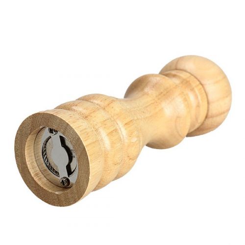  YOGINGO Pfeffermuehle Holz Eiche Pfeffer Gewuerz Salz Mais Muehle Grinder 5 Zoll Kueche Zubehoer Holz Pfeffer Grinder