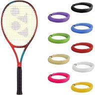 Yonex VCORE 98+ 6th Gen Tango Red Tennis Racquet Strung with Synthetic Gut Racket String in Your Choice of Colors - 16x19 String Pattern