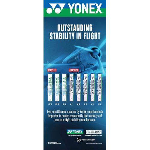  Yonex Aeroclub Tr Badminton Feather Shuttlecock, (White)