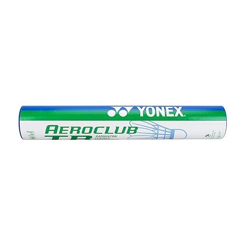  Yonex Aeroclub Tr Badminton Feather Shuttlecock, (White)