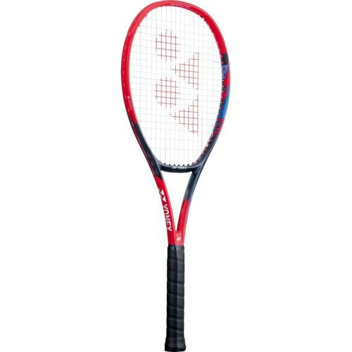  Yonex VCORE 95 Scarlet 7th Gen Performance Tennis Racquet - Strung with Synthetic Gut Racket String in Your Choice of Colors - Precise Spin & Remarkable Control