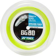 Yonex BG80 Badminton String - 200m Reel, Color- Yellow