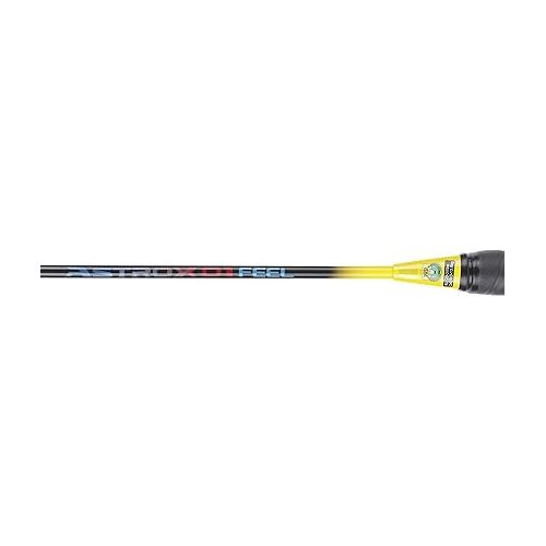  YONEX Graphite Badminton Racquet Astrox Lite Series (G4, 77 Grams, 30 lbs Tension) (Astrox 01 Yellow Black)