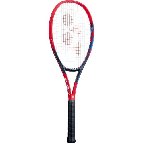  Yonex VCORE 98 Scarlet 7th Gen Performance Tennis Racquet - Strung with Synthetic Gut Racket String in Your Choice of Colors - Precise Spin & Remarkable Control