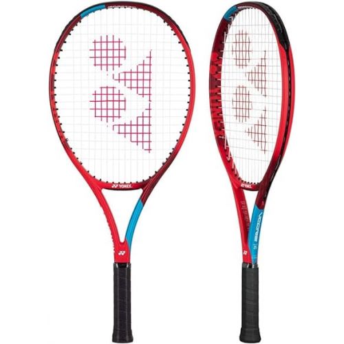  Yonex VCORE 25 Inch 6th Gen Junior Tennis Racquet, Tango Red