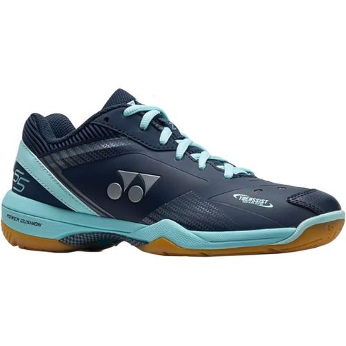  Yonex Women's Power Cushion 65 Z Badminton Shoe, Navy/Saxe