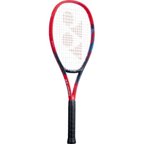  Yonex VCORE 100 Scarlet 7th Gen Performance Tennis Racquet - Strung with Synthetic Gut Racket String in Your Choice of Colors - Precise Spin & Remarkable Control