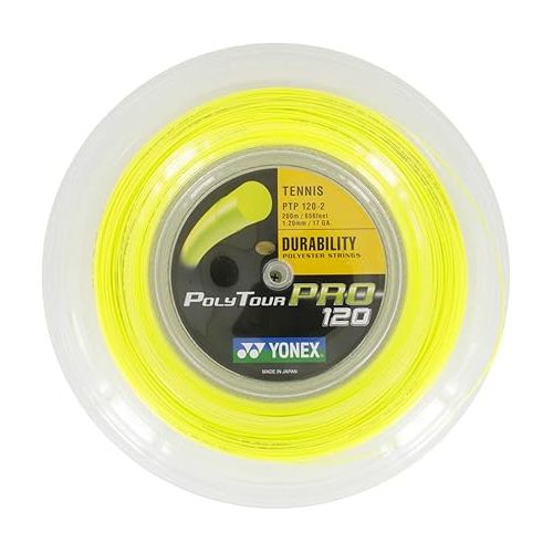  Yonex Poly Tour Pro (16L-1.25) String Reel (Yellow)