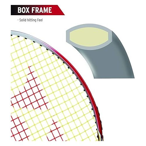  YONEX Carbonex 8000 Plus, 3U-G4 (White/Red)