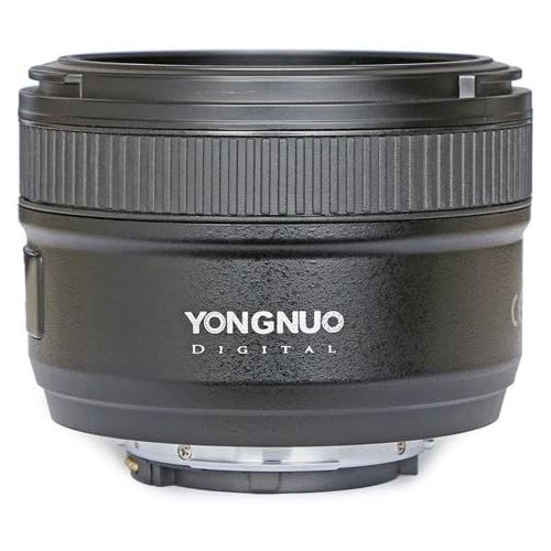  [아마존베스트]YONGNUO YN50mm F1.8N Standard Prime Lens Large Aperture Auto Manual Focus AF MF for Nikon DSLR Cameras