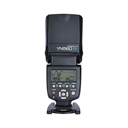  YONGNUO YN560 IV Wireless Flash Speedlite Master + Slave Flash + Built-in Trigger System for Canon Nikon Pentax Olympus Fujifilm Panasonic Digital Cameras