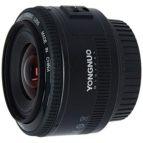  YONGNUO YN35mm F2 Lens 1:2 AF/MF Wide-Angle Fixed/Prime Auto Focus Lens for Canon EF Mount EOS Camera