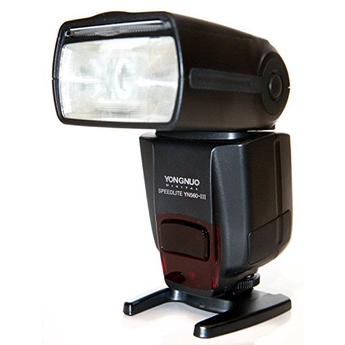  YONGNUO YN560-III-USA Speedlite Flash with Integrated 2.4-GHz Receiver for Canon, Nikon, Pentax, Olympus, GN58, US Warranty (Black)