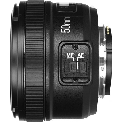  YONGNUO YN50mm F1.8, Standard Prime Auto Focus Lens for Nikon Full Frame SLR F Mount Cameras