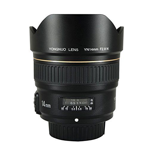  YONGNUO YN14mm F2.8N Ultra-Wide Angle Prime Lens for Nikon DSLR Cameras