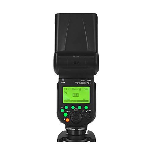  YONGNUO YN968N II YN968NII GN60 Wireless On Camera Flash Speedlite Unit HSS TTL 1/8000s for Nikon D7300 D7200 D7100 D5600 D5500 D3300 D3000 D500 D810 D750