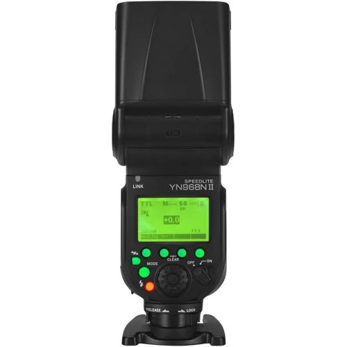  YONGNUO YN968N II YN968NII GN60 Wireless On Camera Flash Speedlite Unit HSS TTL 1/8000s for Nikon D7300 D7200 D7100 D5600 D5500 D3300 D3000 D500 D810 D750