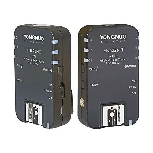  YONGNUO Wireless TTL Flash Trigger YN622N II with High-Speed Sync HSS 1/8000s for Nikon Camera