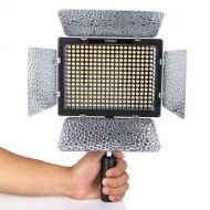 Yongnuo Professional LED Video Light Flash YN300-II With 300pcs Lamps, 4 color sheets for DSLR Camera Canon EOS, 3200-5500K adjustable color temperature